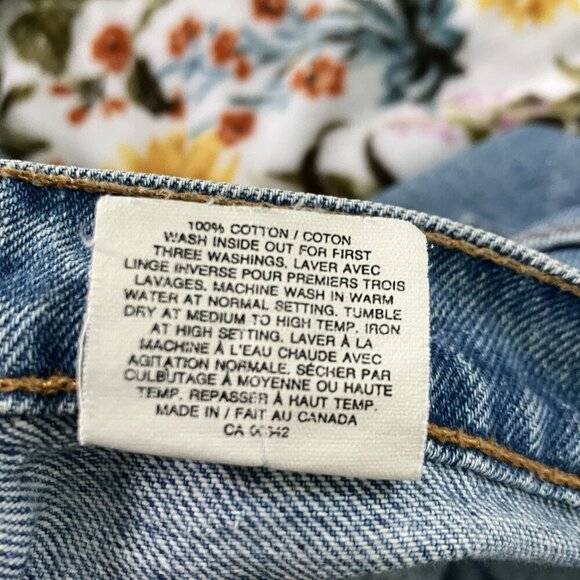 Vintage Levi’s 816 Jeans Mens 34 White Tag Tab Blue Cotton Classic 5 Pocket - Picture 11 of 11